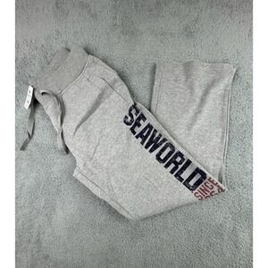 Seaworld Unisex Sweatpants Brand New Size Small Gray